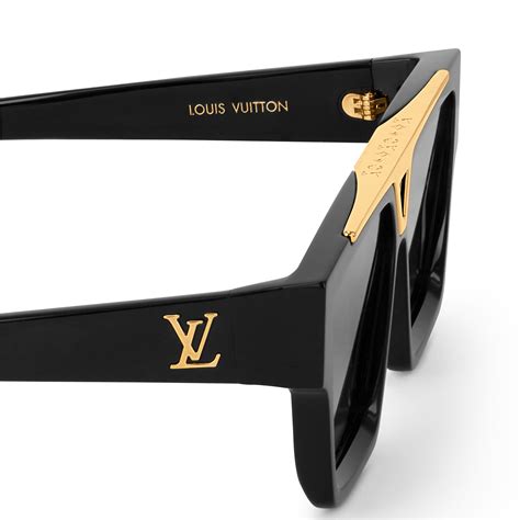 louis vuitton sonnenbrille schwarz gold|1.1 Evidence Sunglasses S00 .